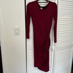 Knotted bodycon dress with tags
